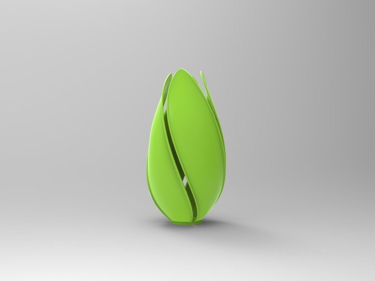 vase lamp Free 3D print model_2