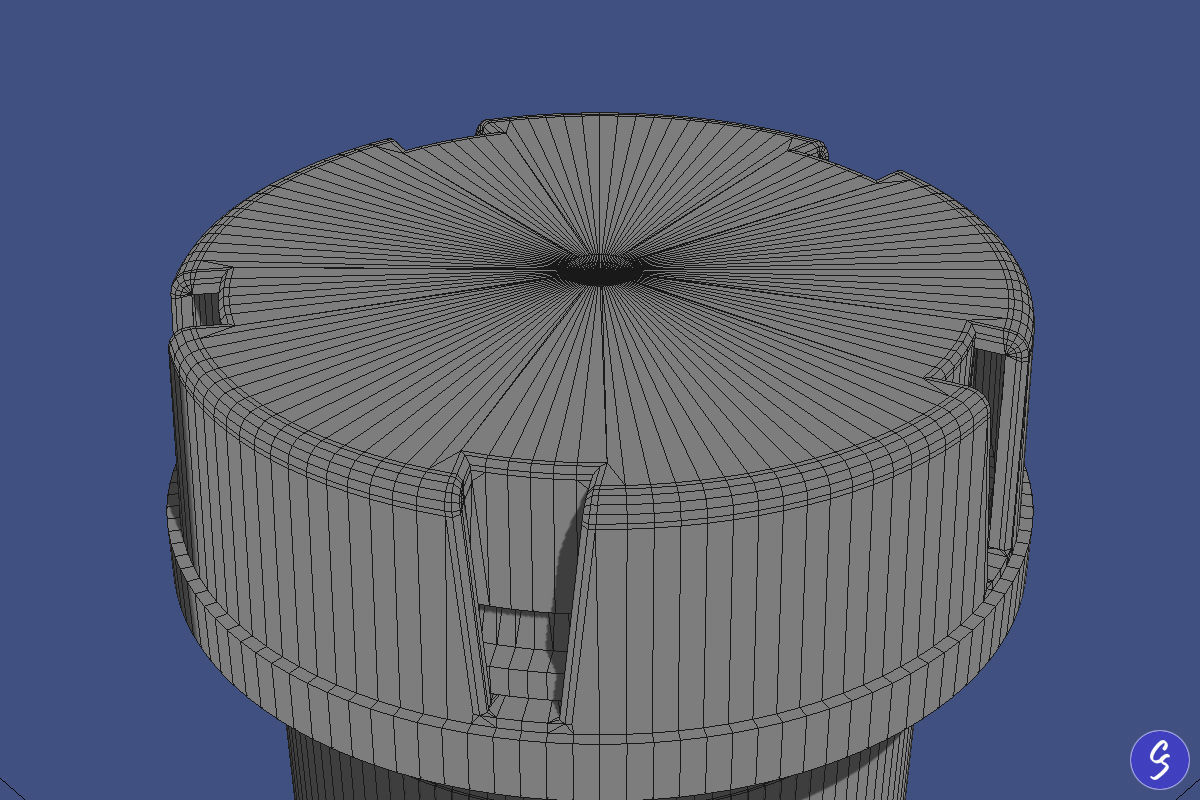 Prescription Pill Bottle with Editable Text 02 3D model_11