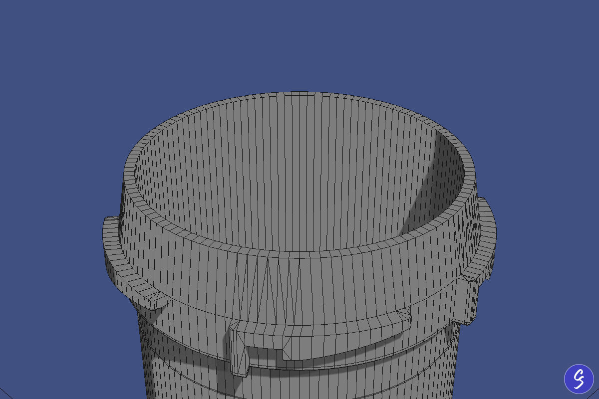 Prescription Pill Bottle with Editable Text 02 3D model_12