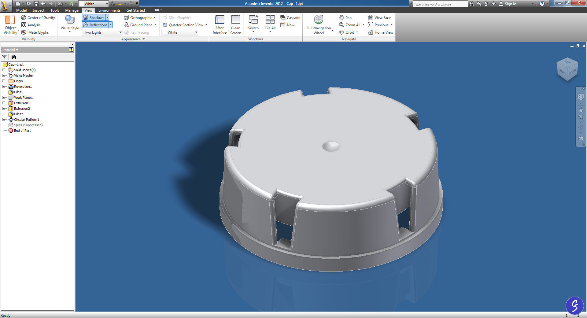 Prescription Pill Bottle with Editable Text 02 3D model_20