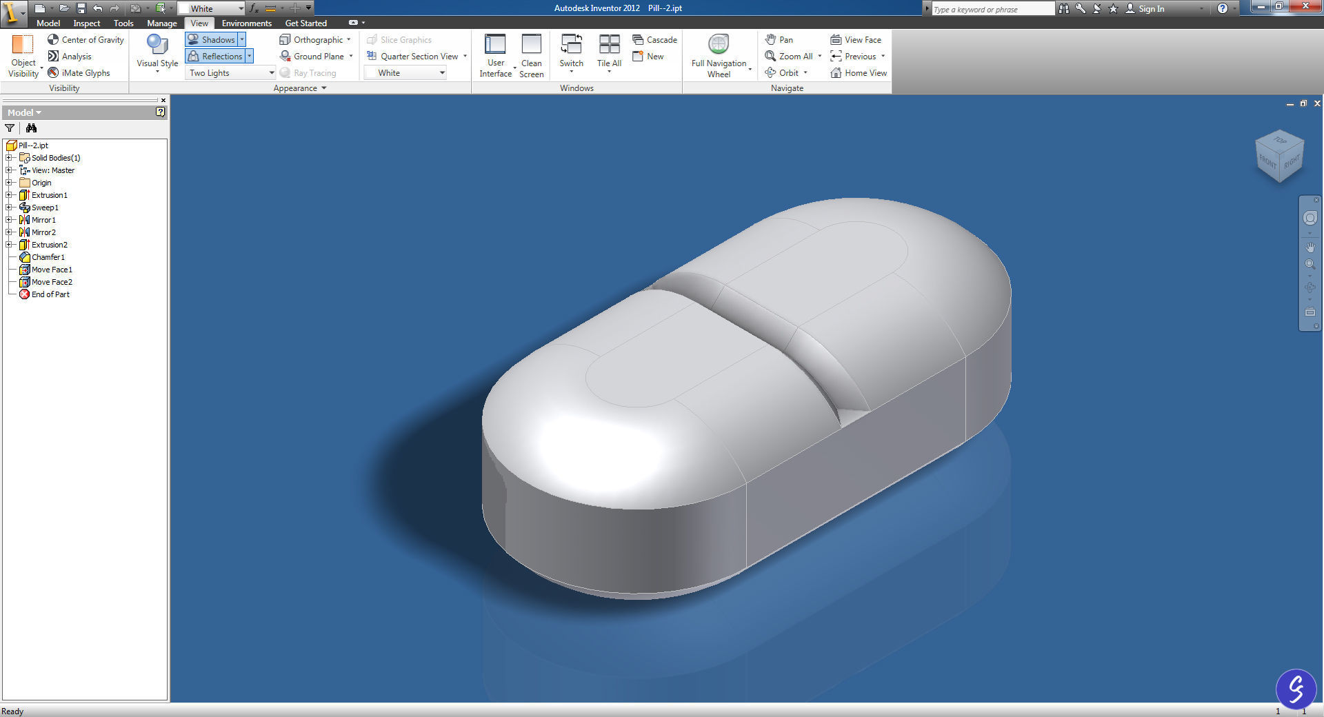 Prescription Pill Bottle with Editable Text 03 3D model_21