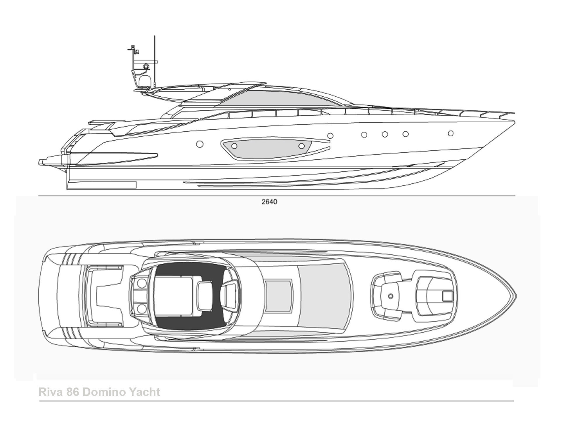 Riva 86 Domino Yacht 3D model_12