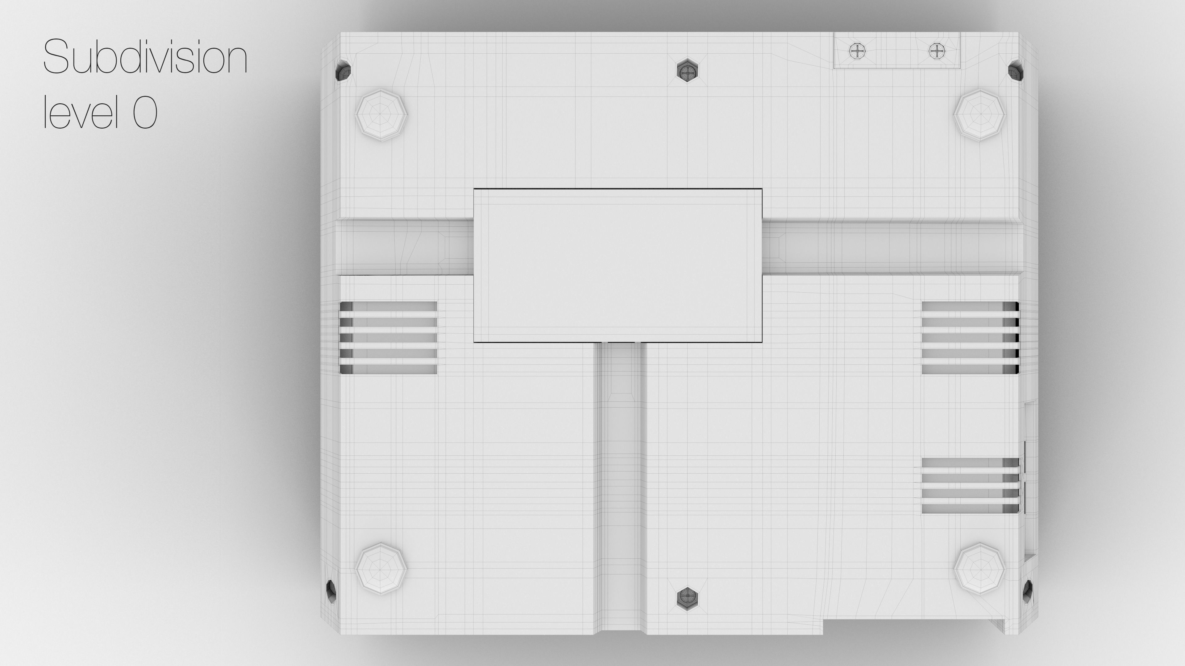 Nintendo NES 3D model_20
