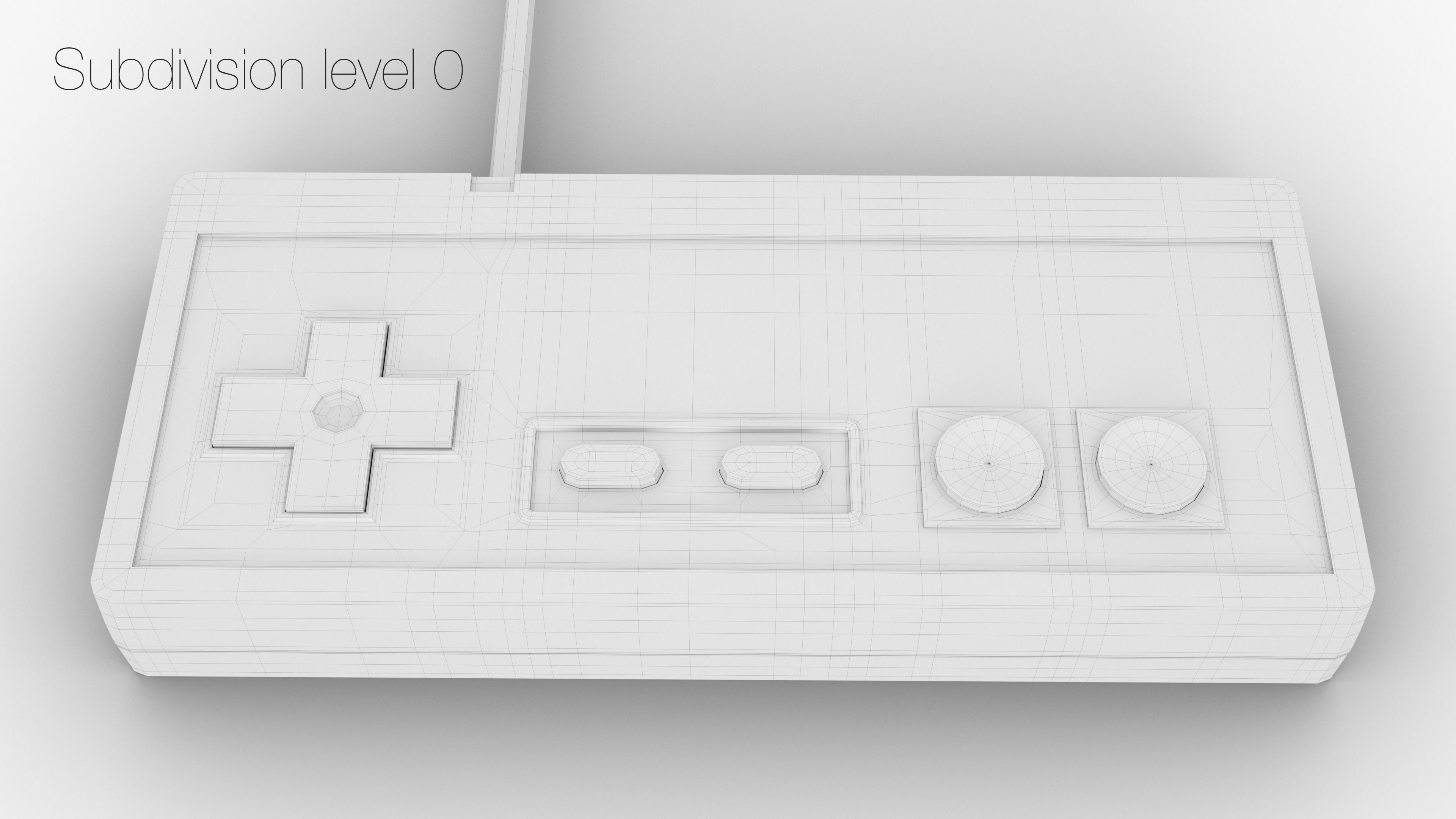 Nintendo NES 3D model_26