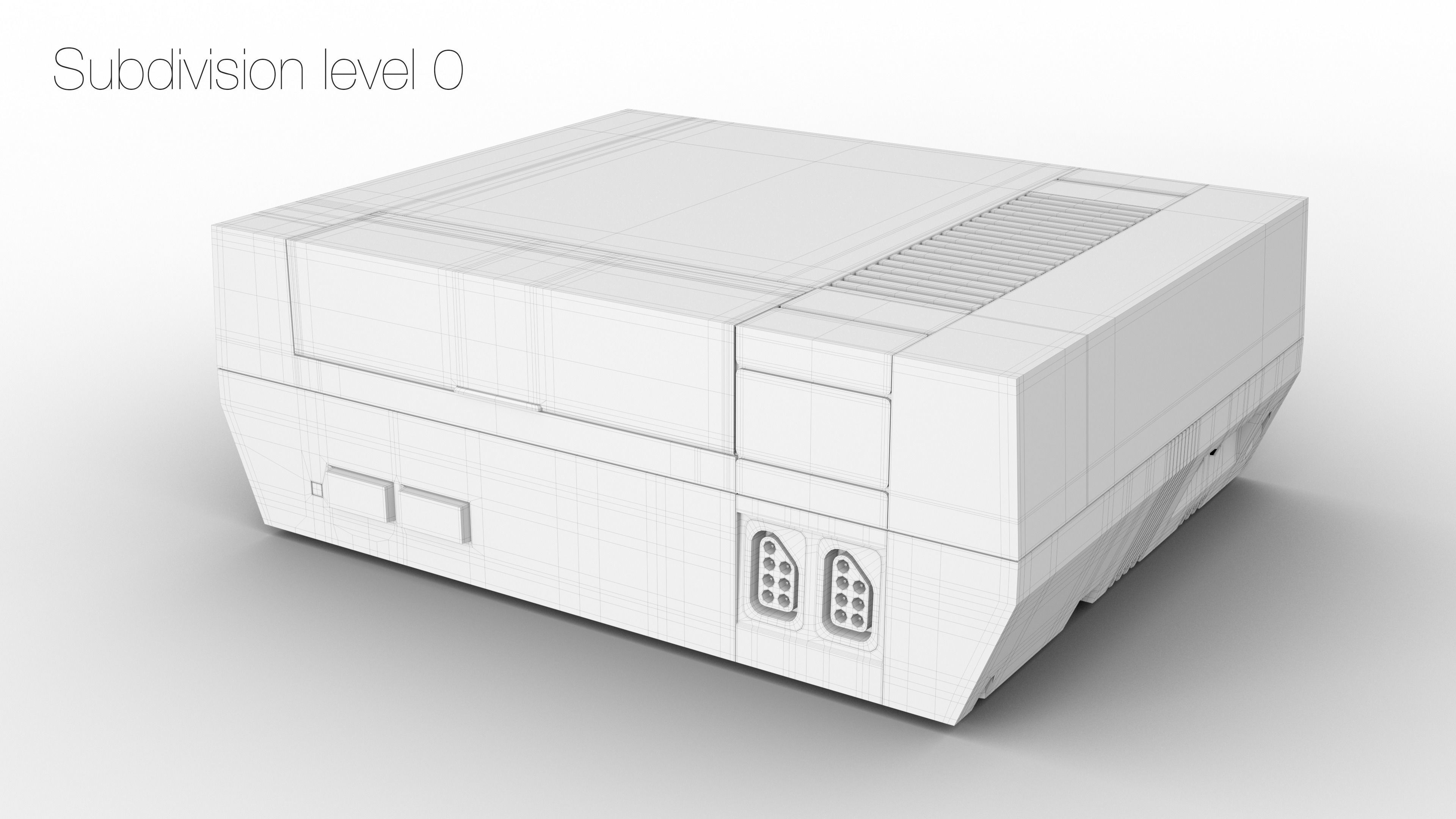 Nintendo NES 3D model_17