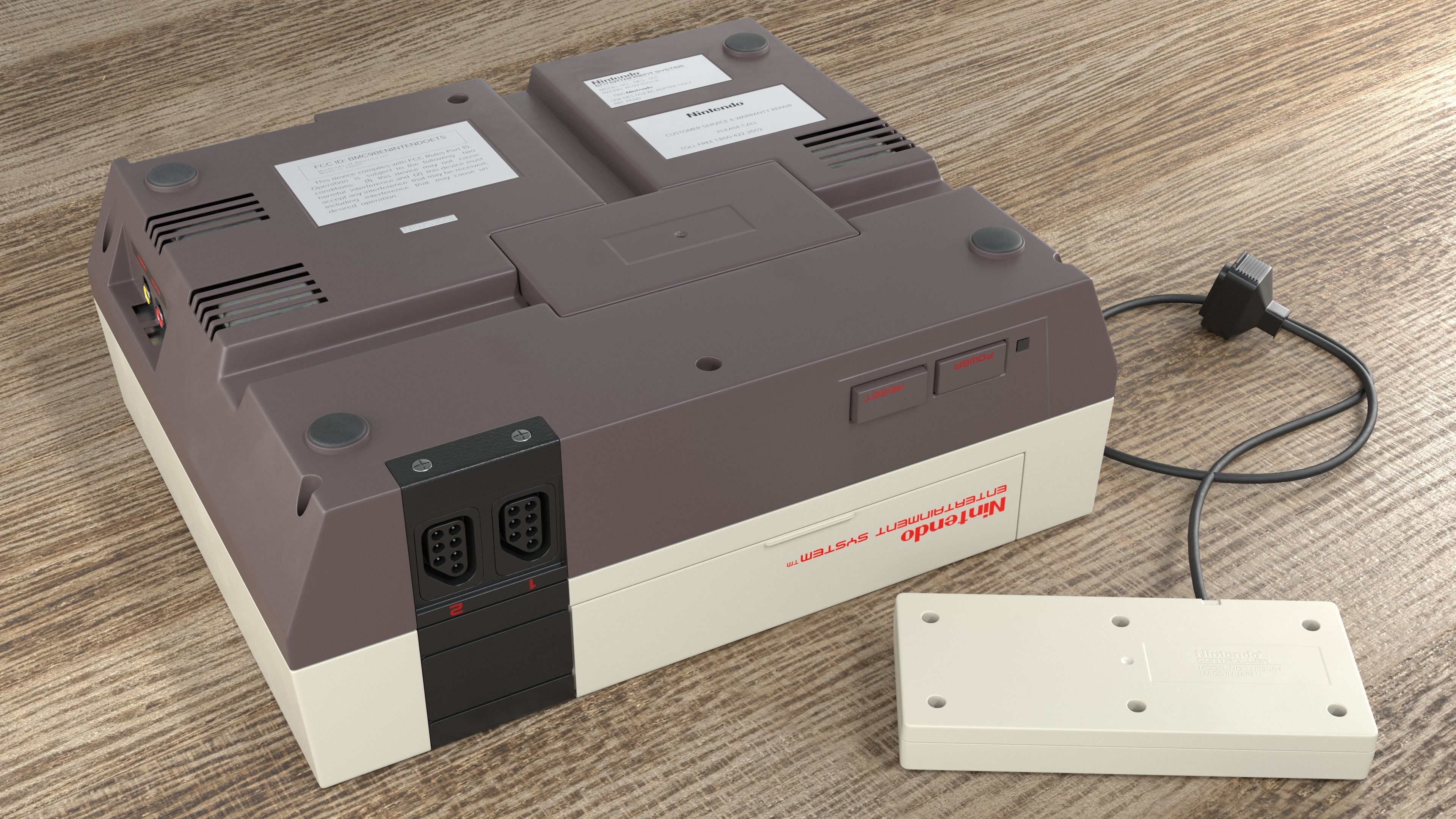 Nintendo NES 3D model_3