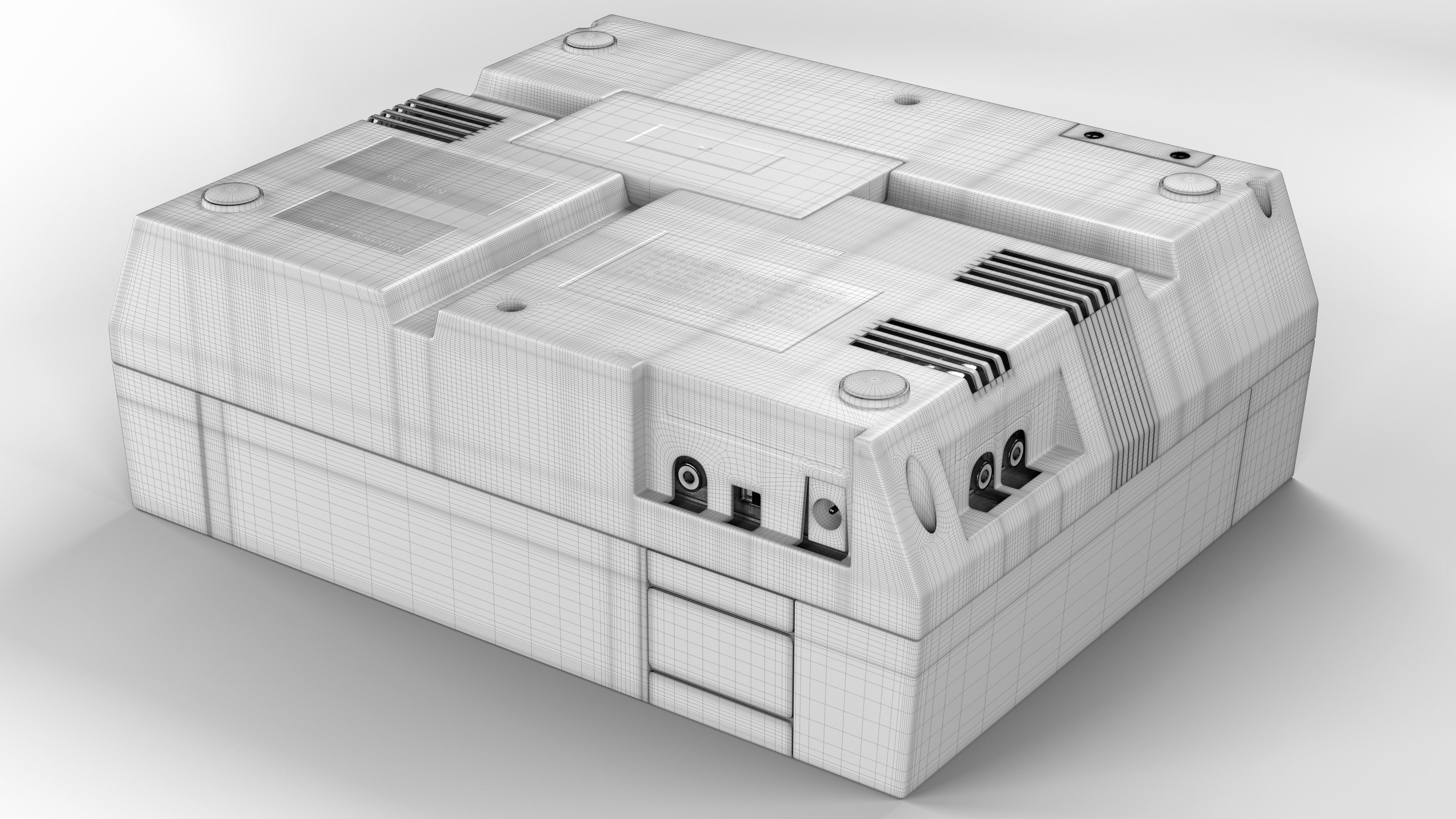 Nintendo NES 3D model_14