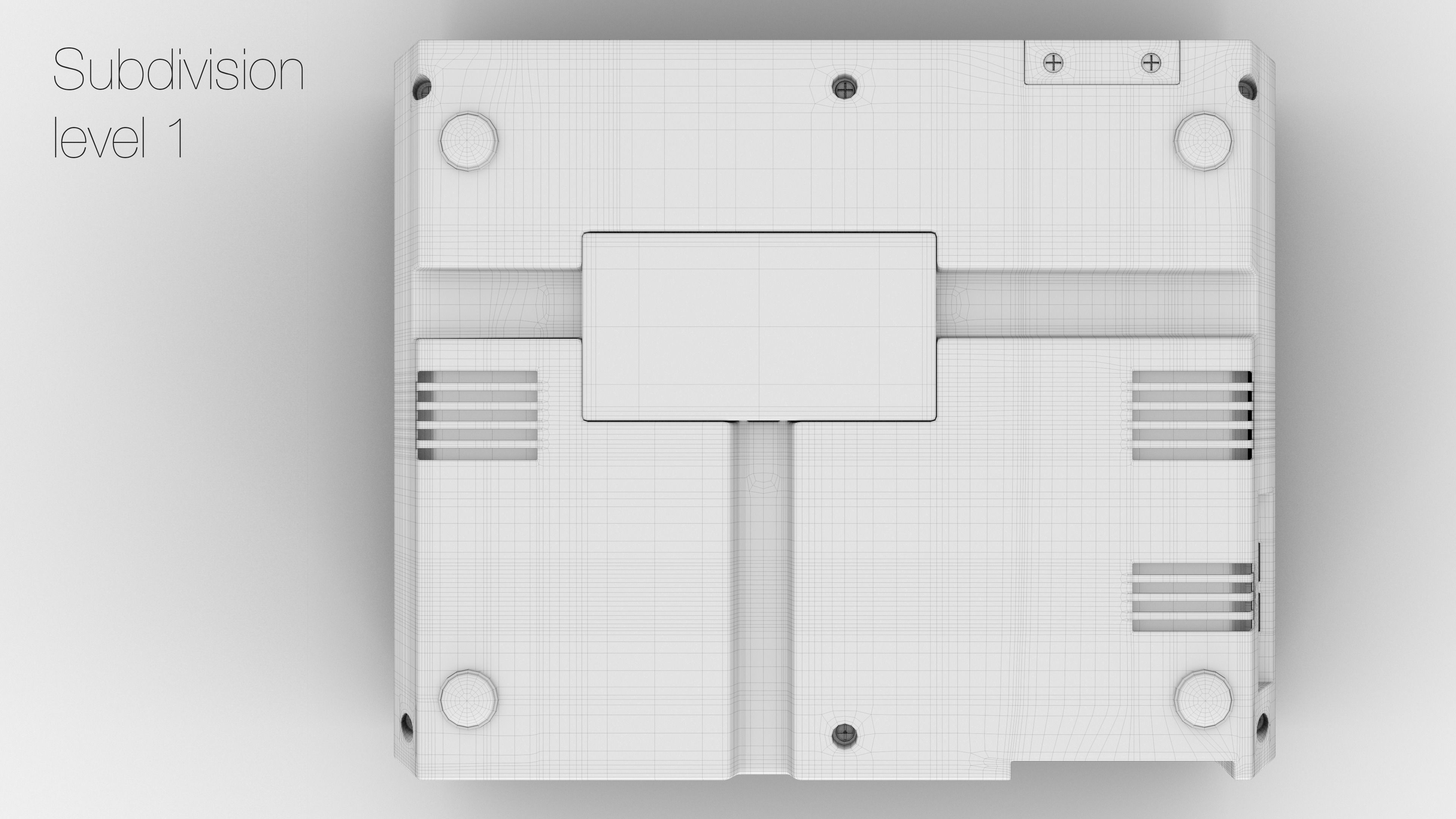 Nintendo NES 3D model_21