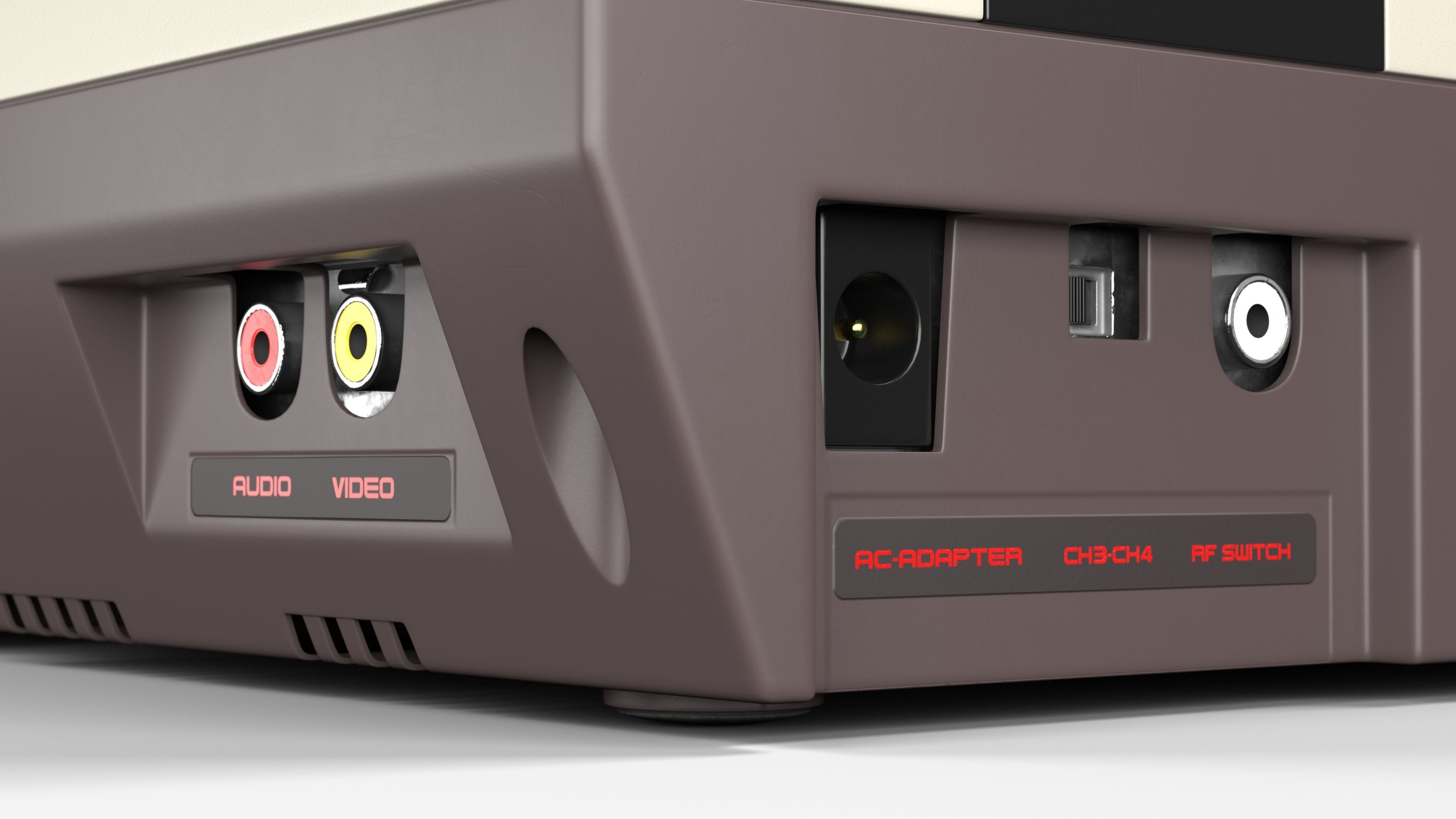 Nintendo NES 3D model_11