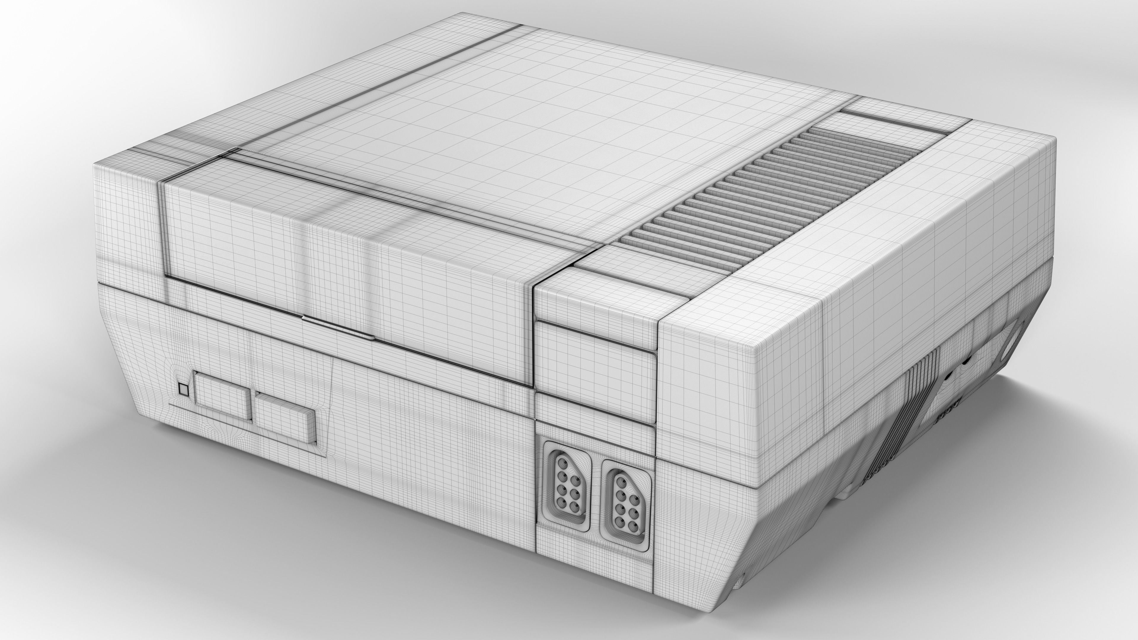 Nintendo NES 3D model_13