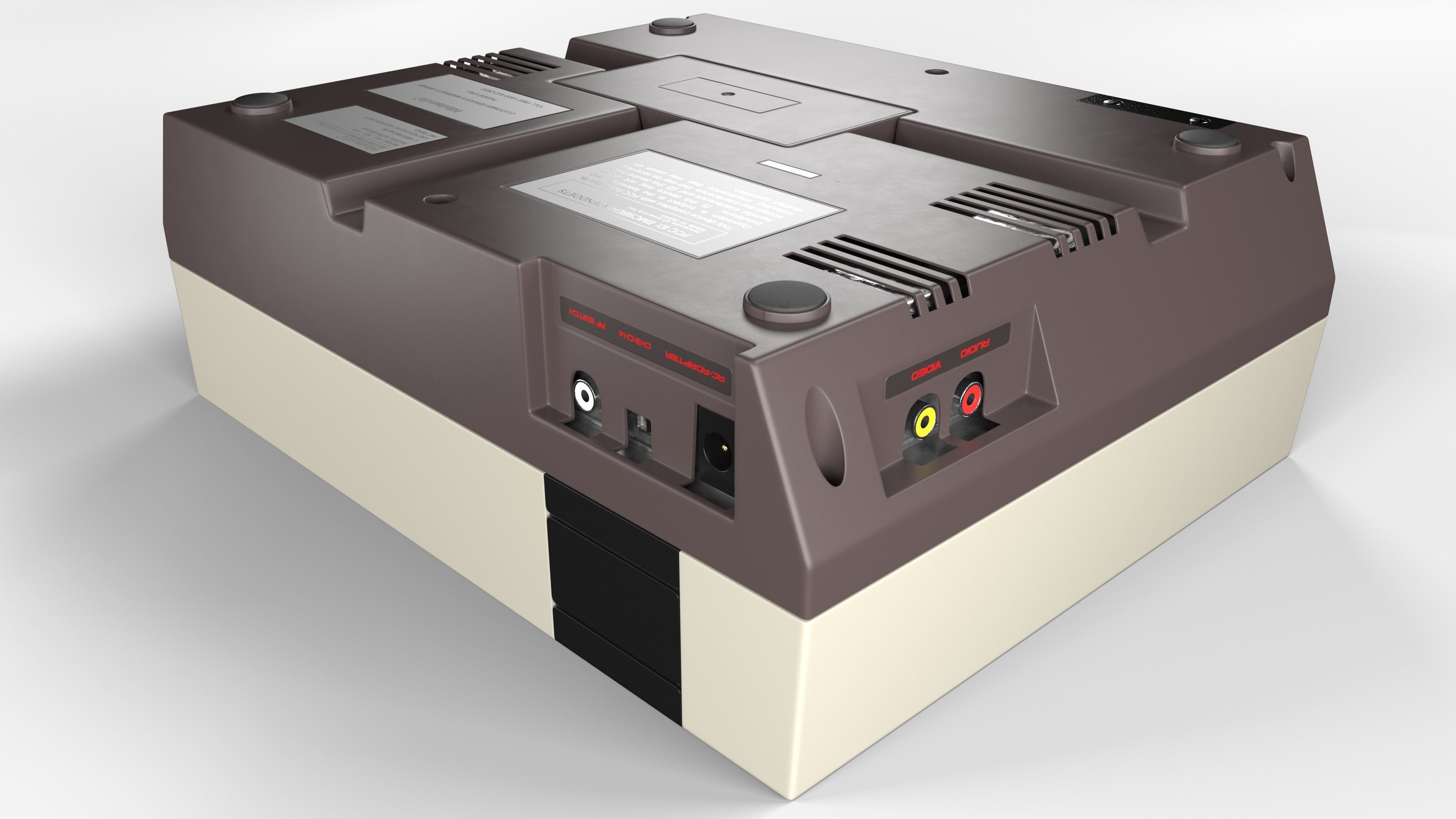 Nintendo NES 3D model_10