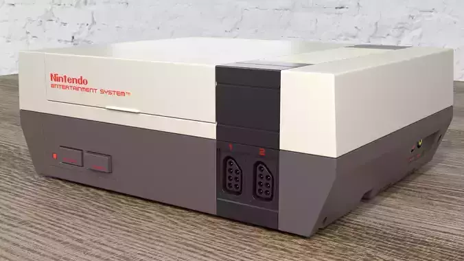 Nintendo NES 3D model