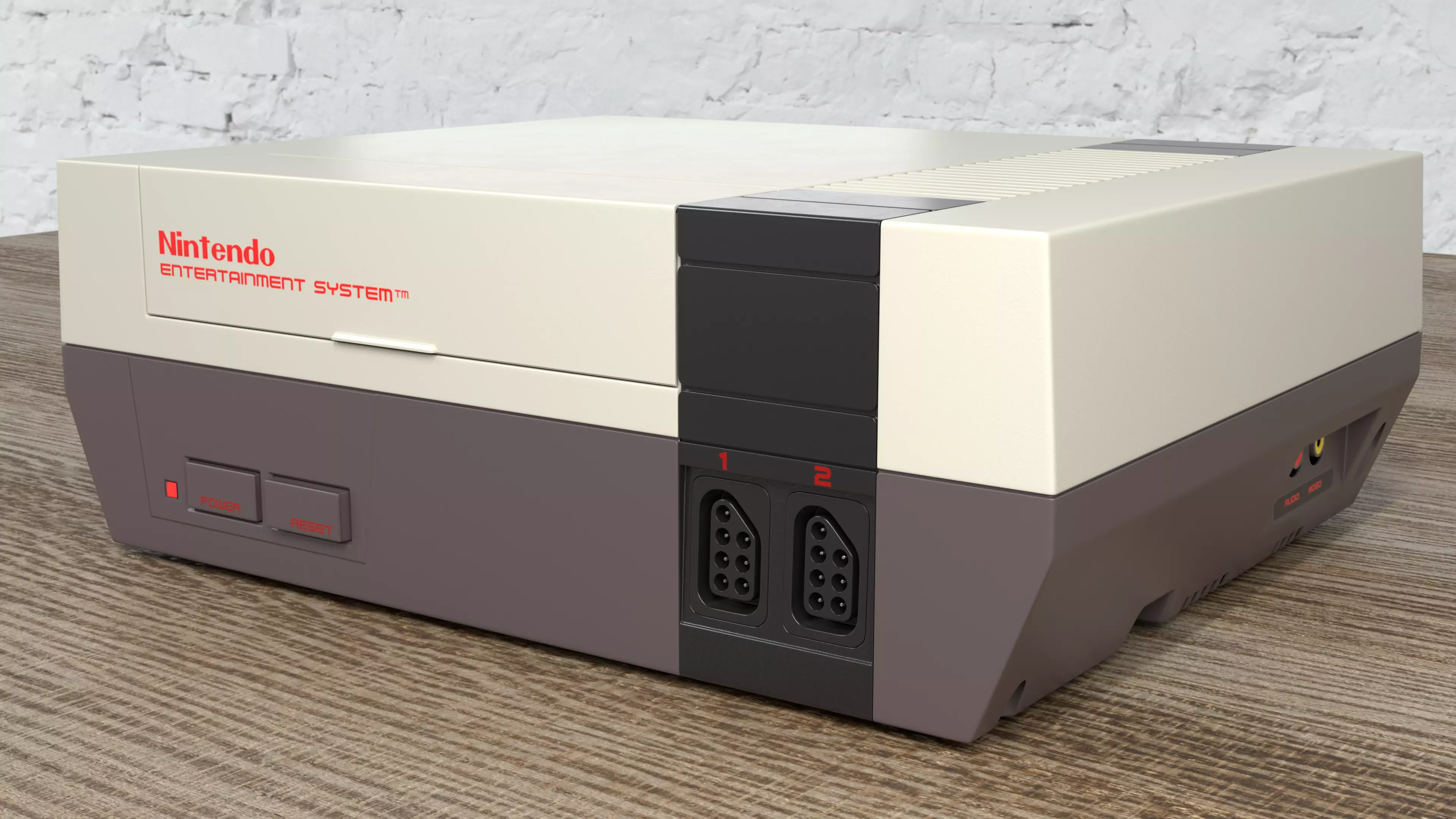 Nintendo NES 3D model_0