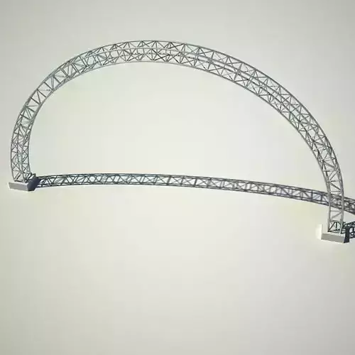 Metallic structure truss 05 Arc