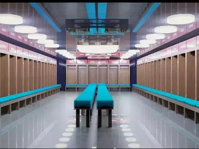 A Mini version of Locker Room