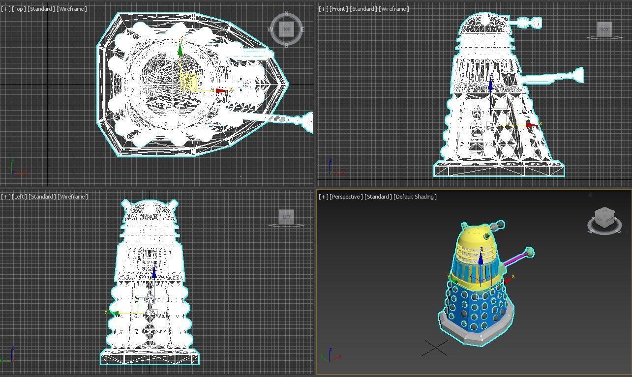 Dalek lego 3D model_9