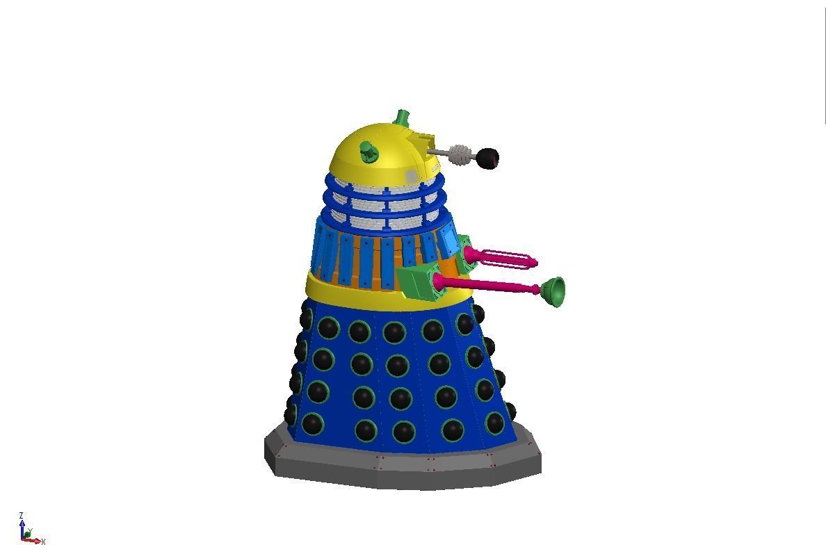 Dalek lego 3D model_7