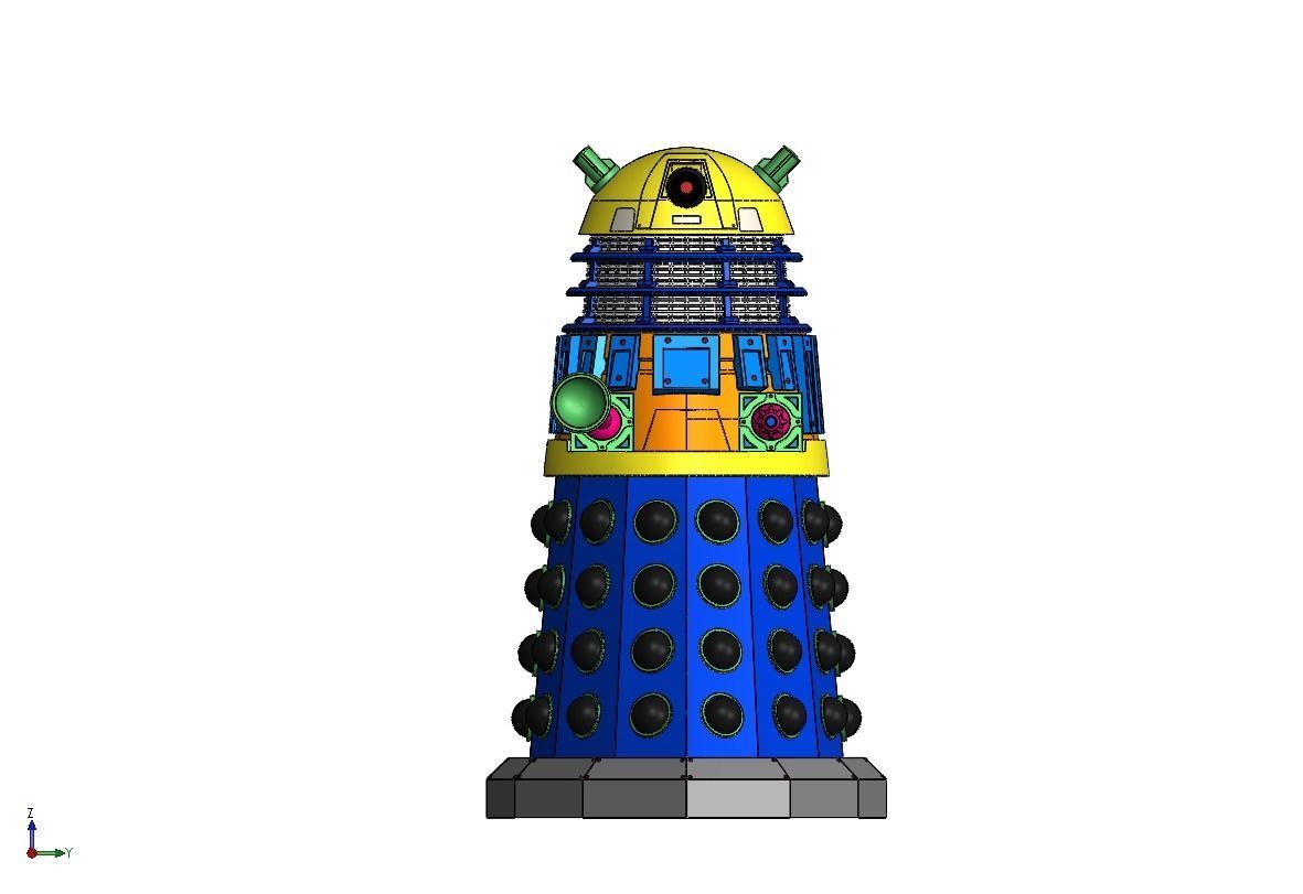 Dalek lego 3D model_4