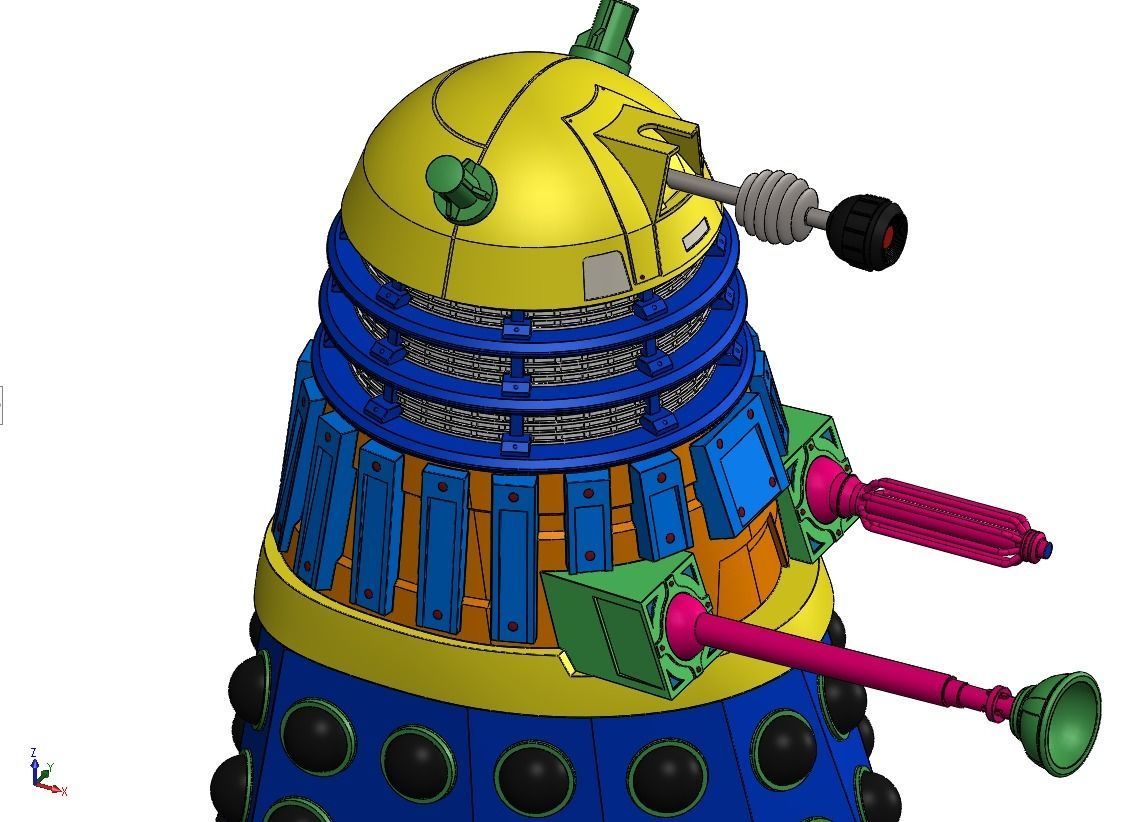 Dalek lego 3D model_8