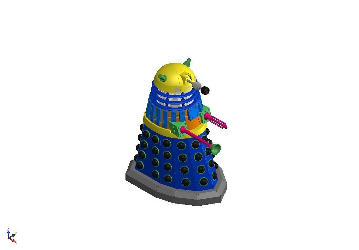 Dalek lego 3D model_6