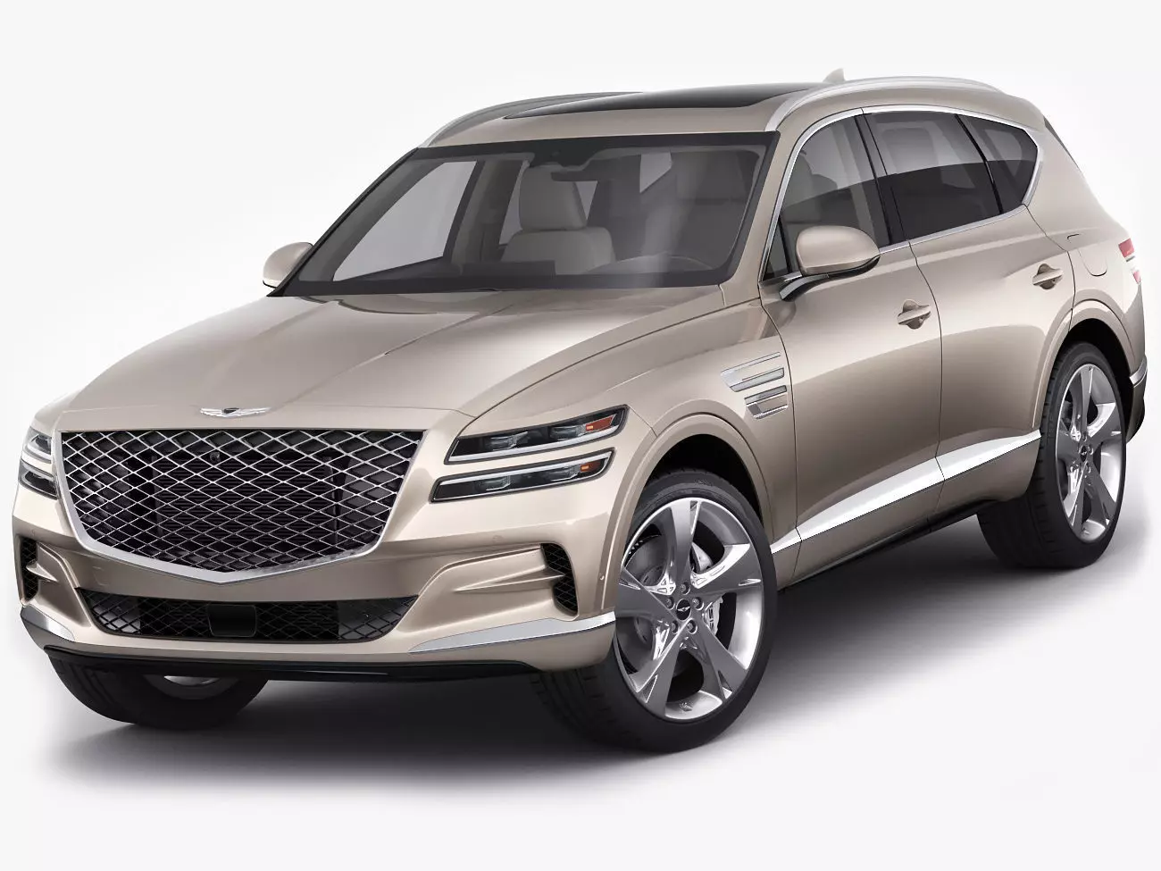 Genesis GV80 2021 3D model_0