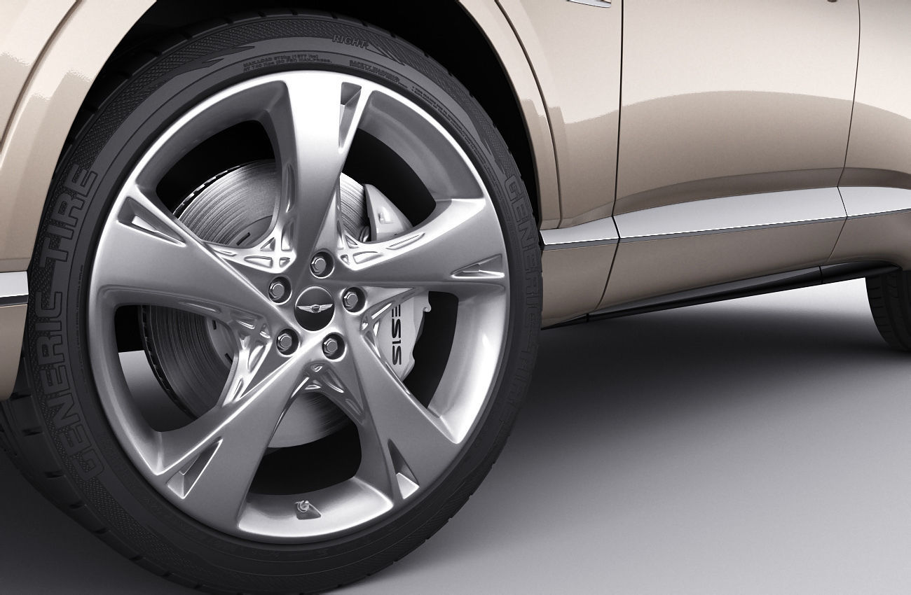 Genesis GV80 2021 3D model_11