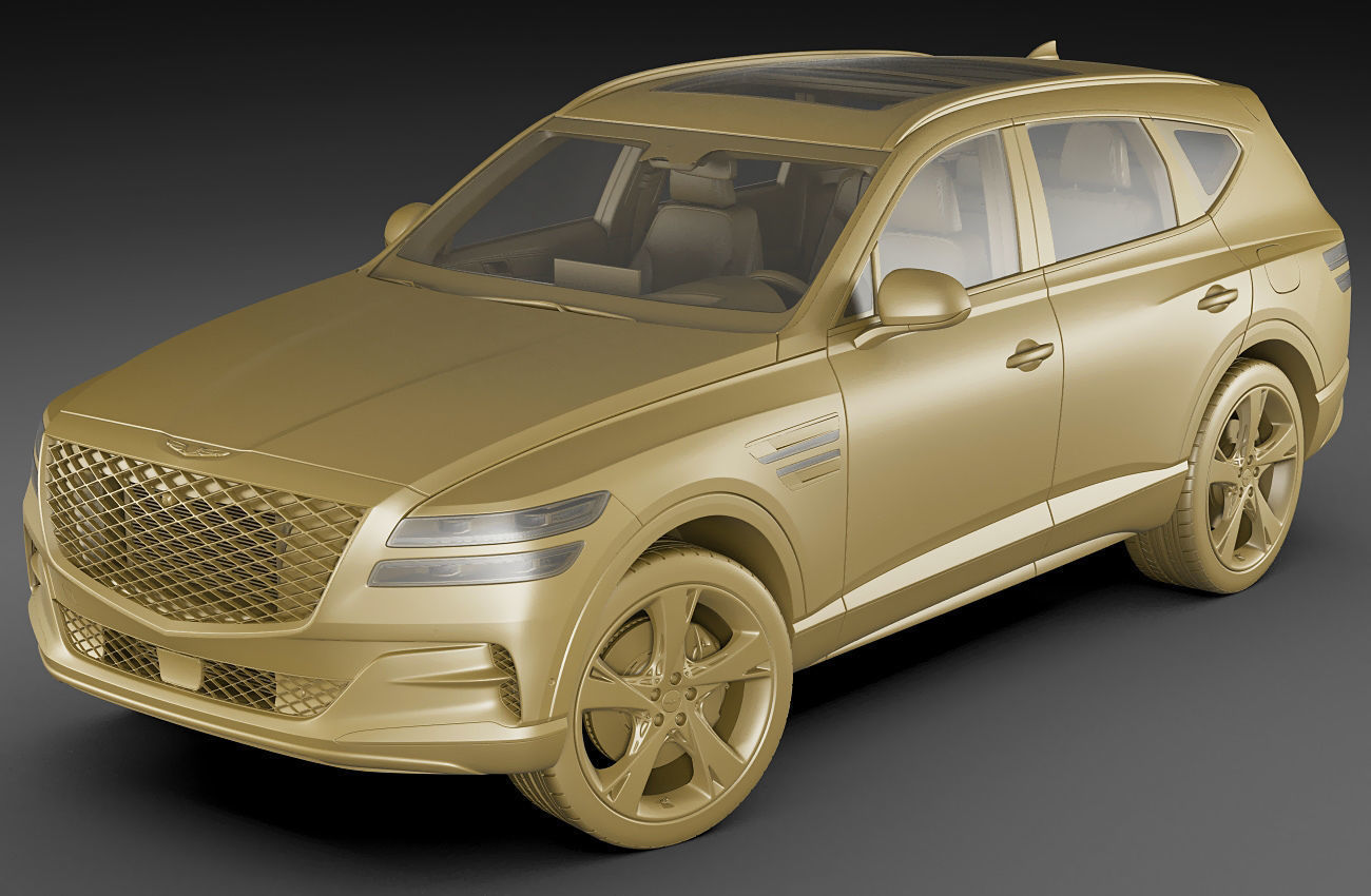 Genesis GV80 2021 3D model_19