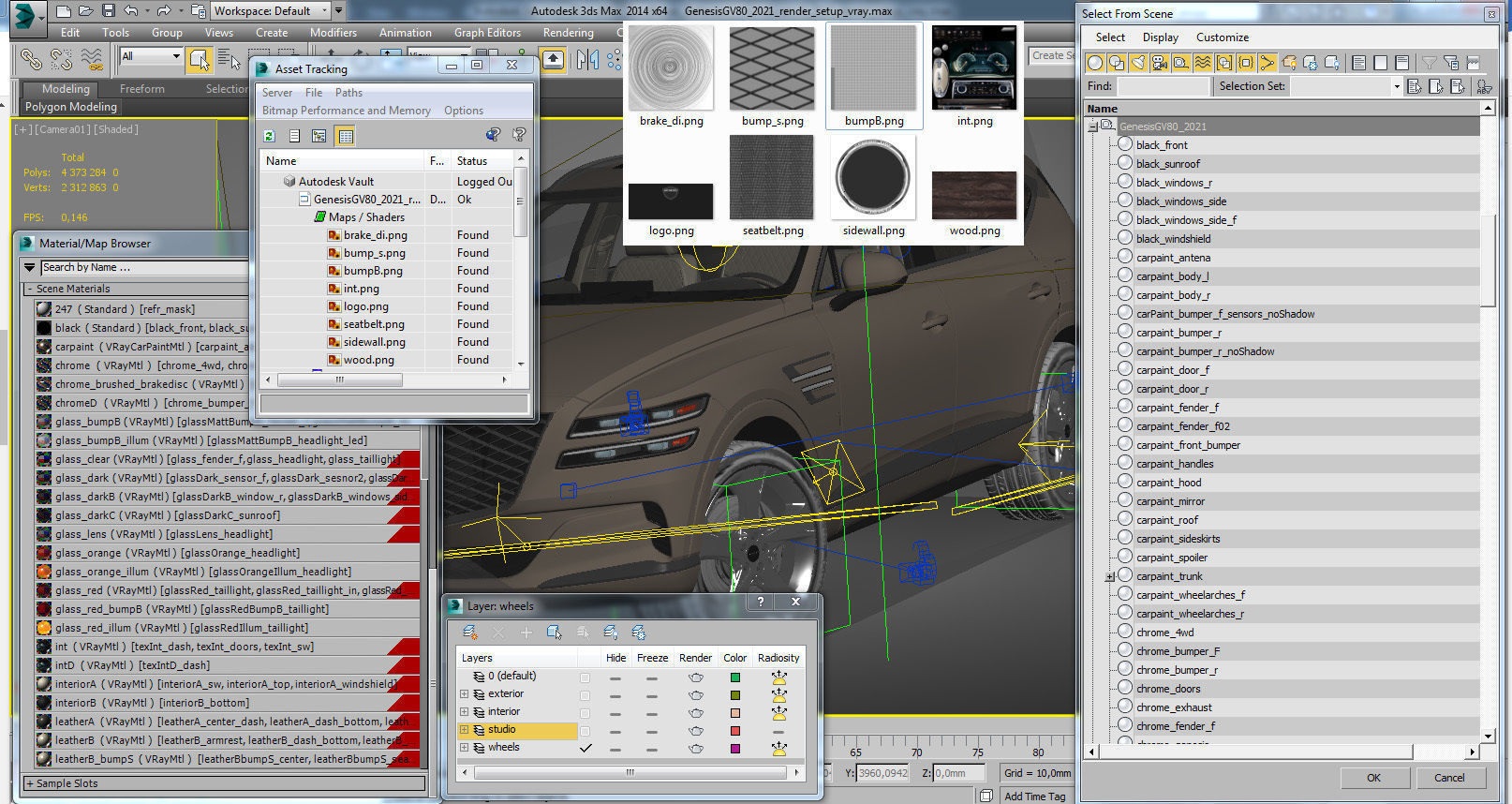 Genesis GV80 2021 3D model_26