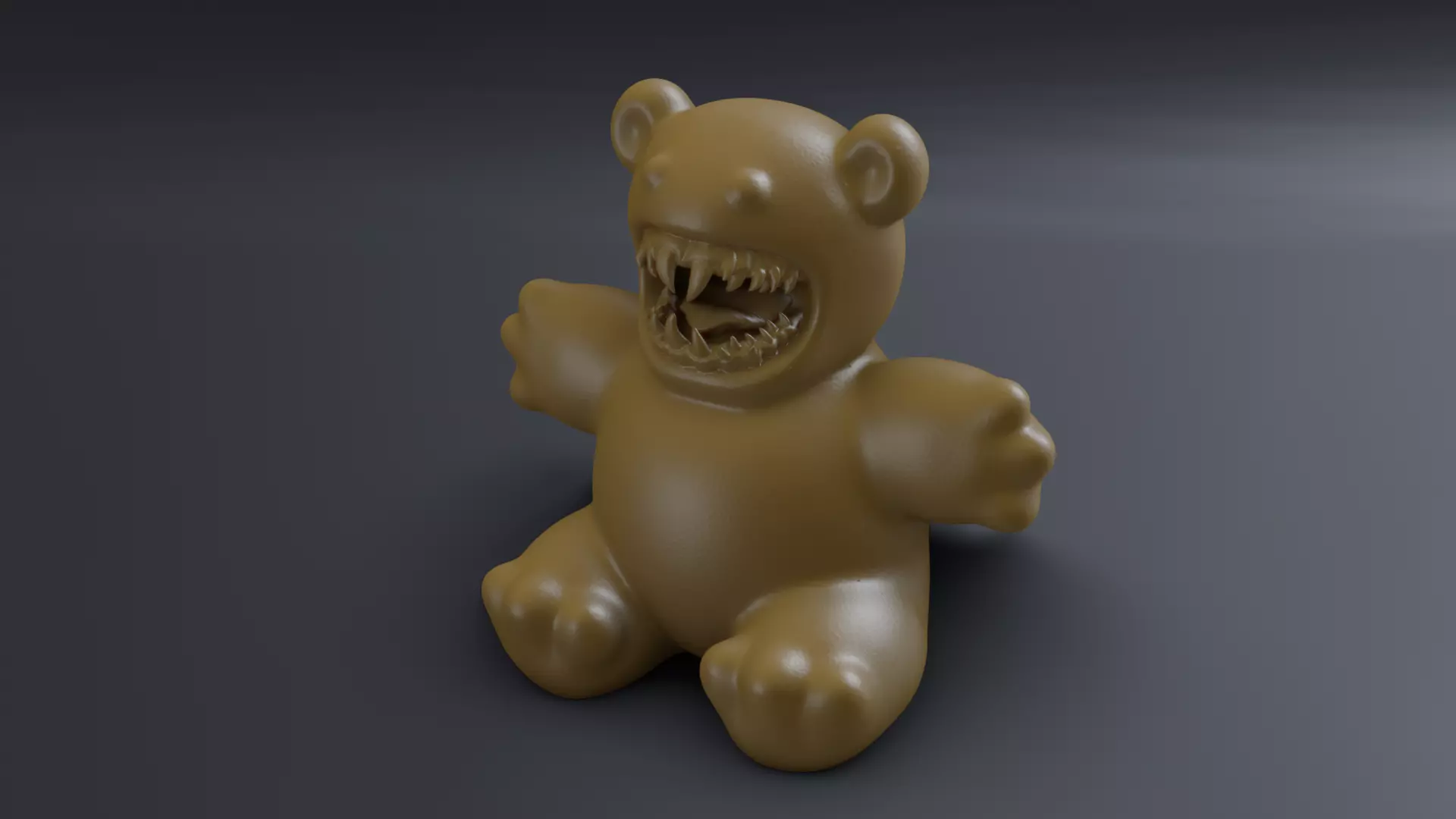 Terrorbear teddy bear 3D print model
