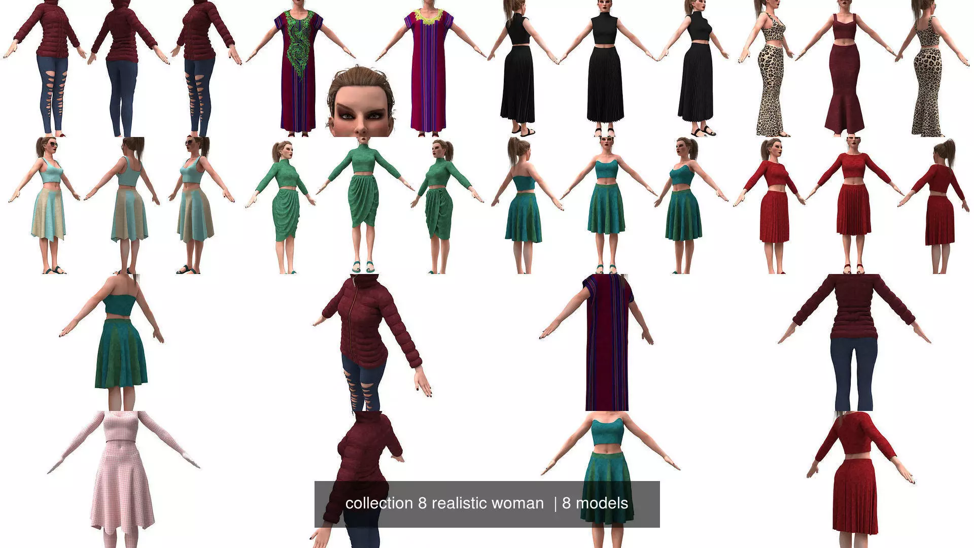collection 8 realistic woman _1