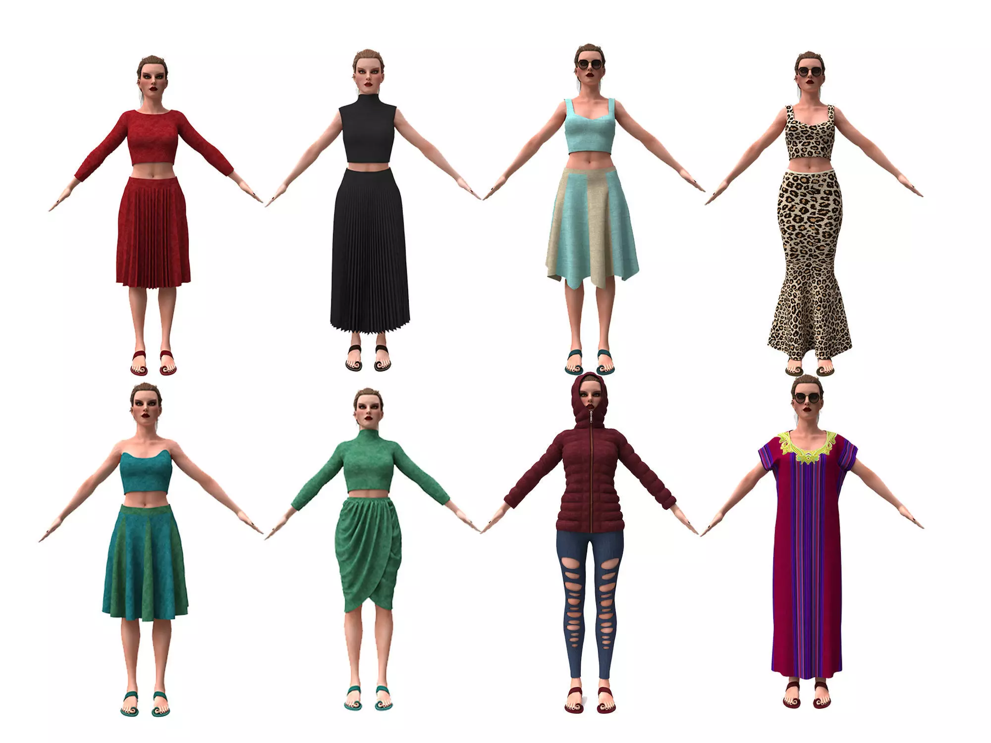 collection 8 realistic woman _0