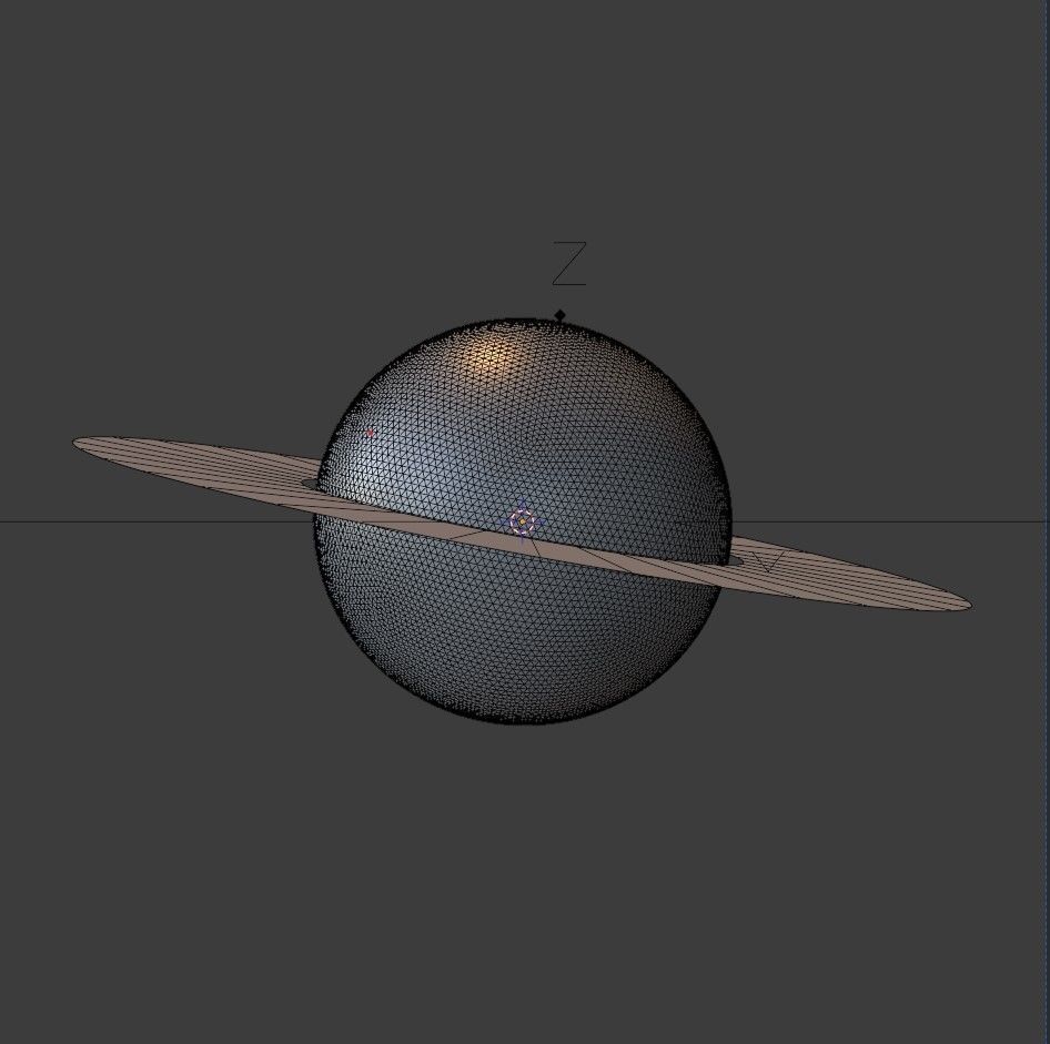 Alien planet model 6 - 16k photorealistic - cold gas giant Low-poly 3D model_11