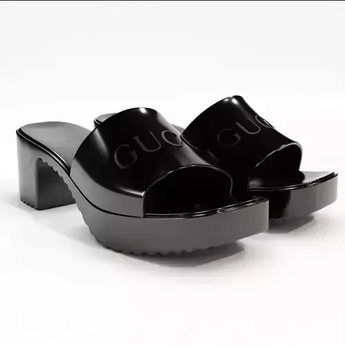 Rubber Slide Sandal