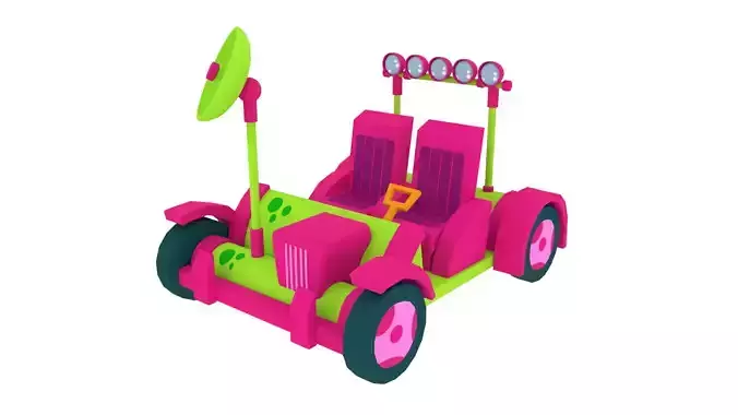 Cartoon Car Moonrover