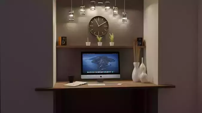 room with imac 