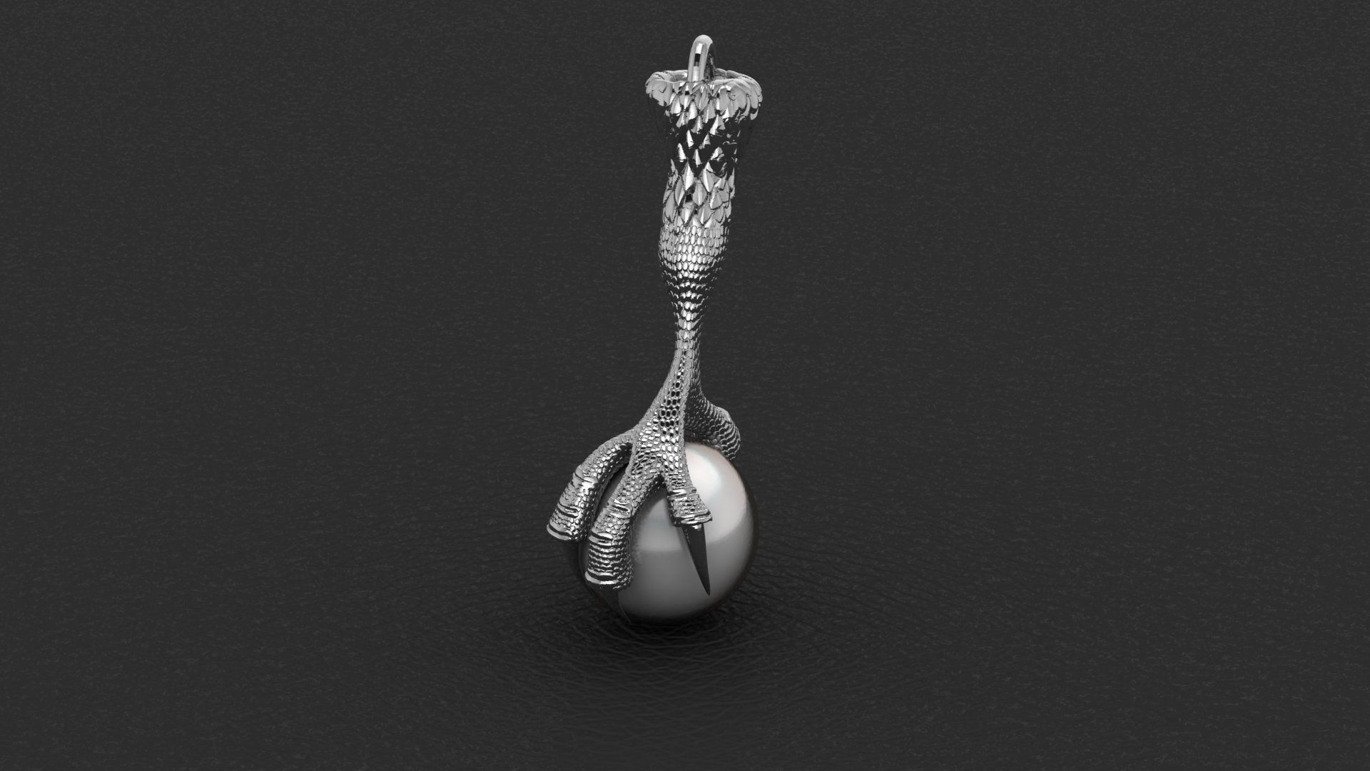 Eagle claw 3D print model_1