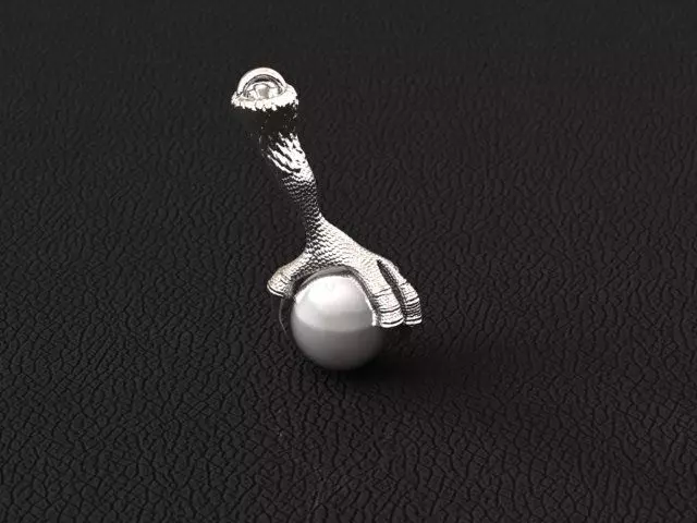 Eagle claw 3D print model_0