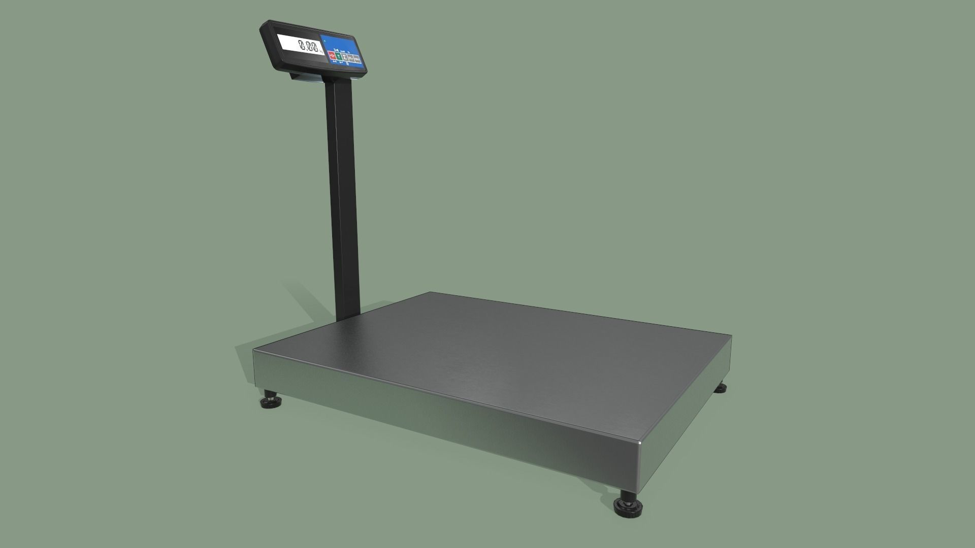 Game Ready Floor Scales Low-poly 3D model_10