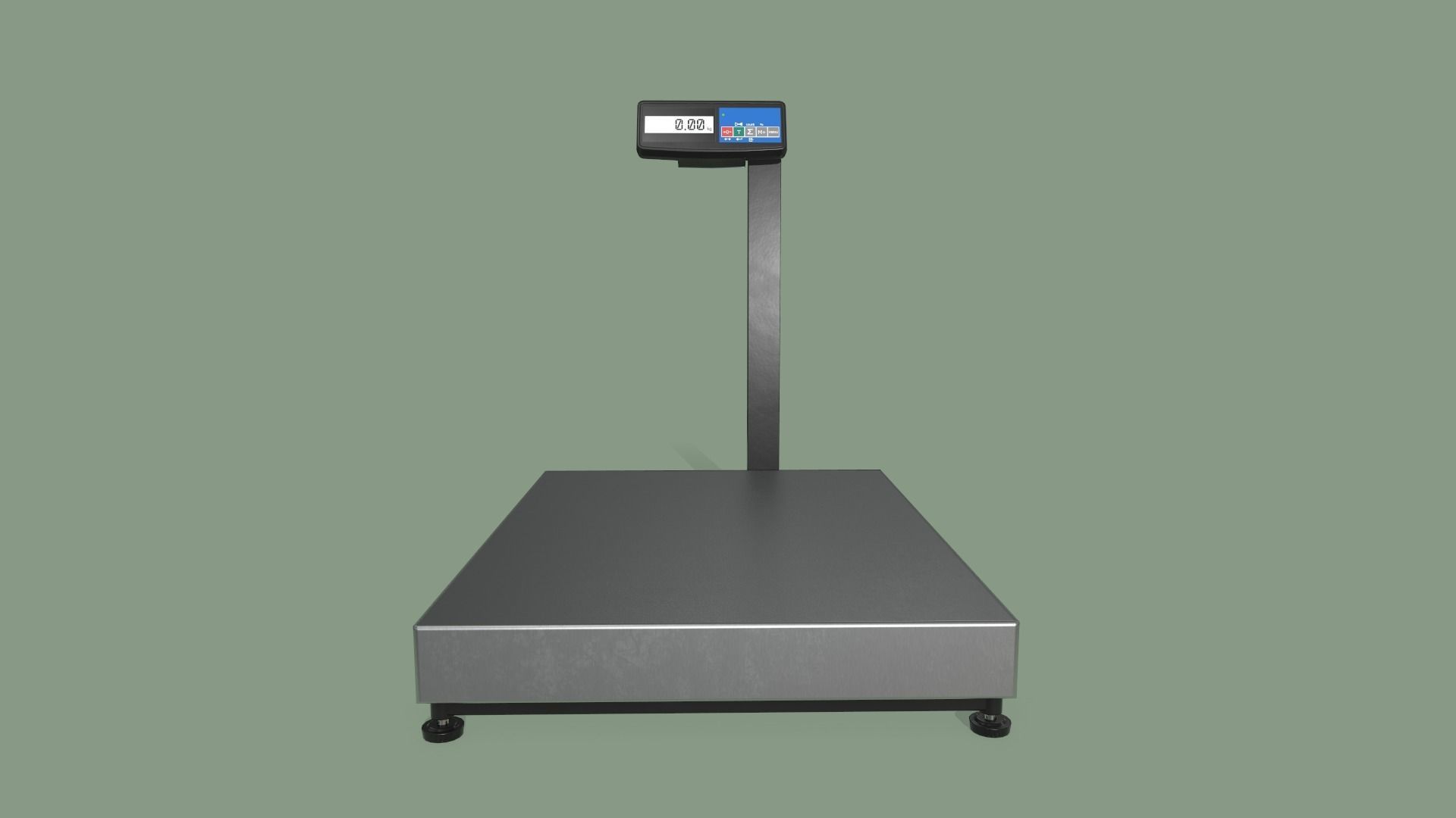 Game Ready Floor Scales Low-poly 3D model_4