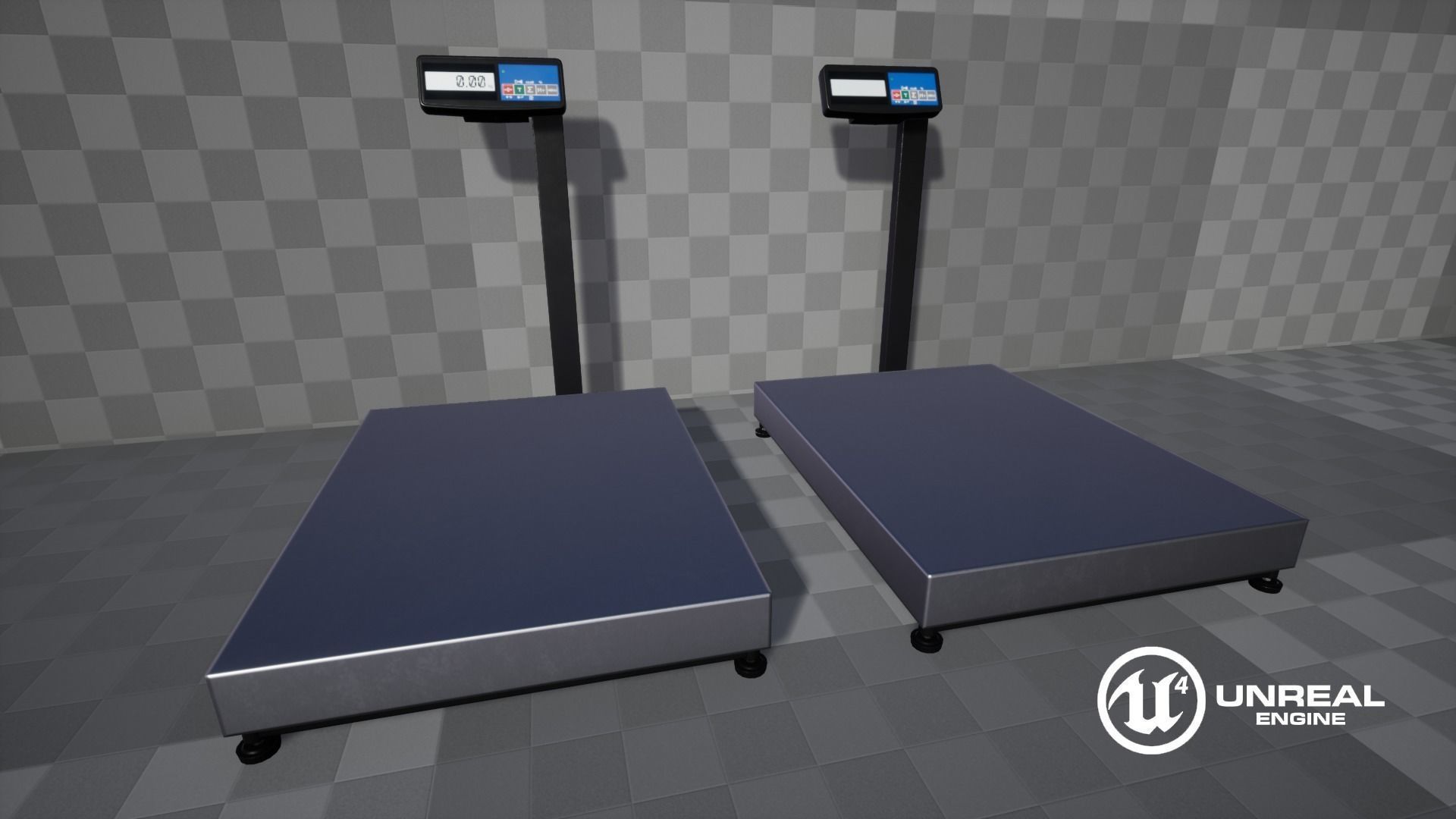Game Ready Floor Scales Low-poly 3D model_20