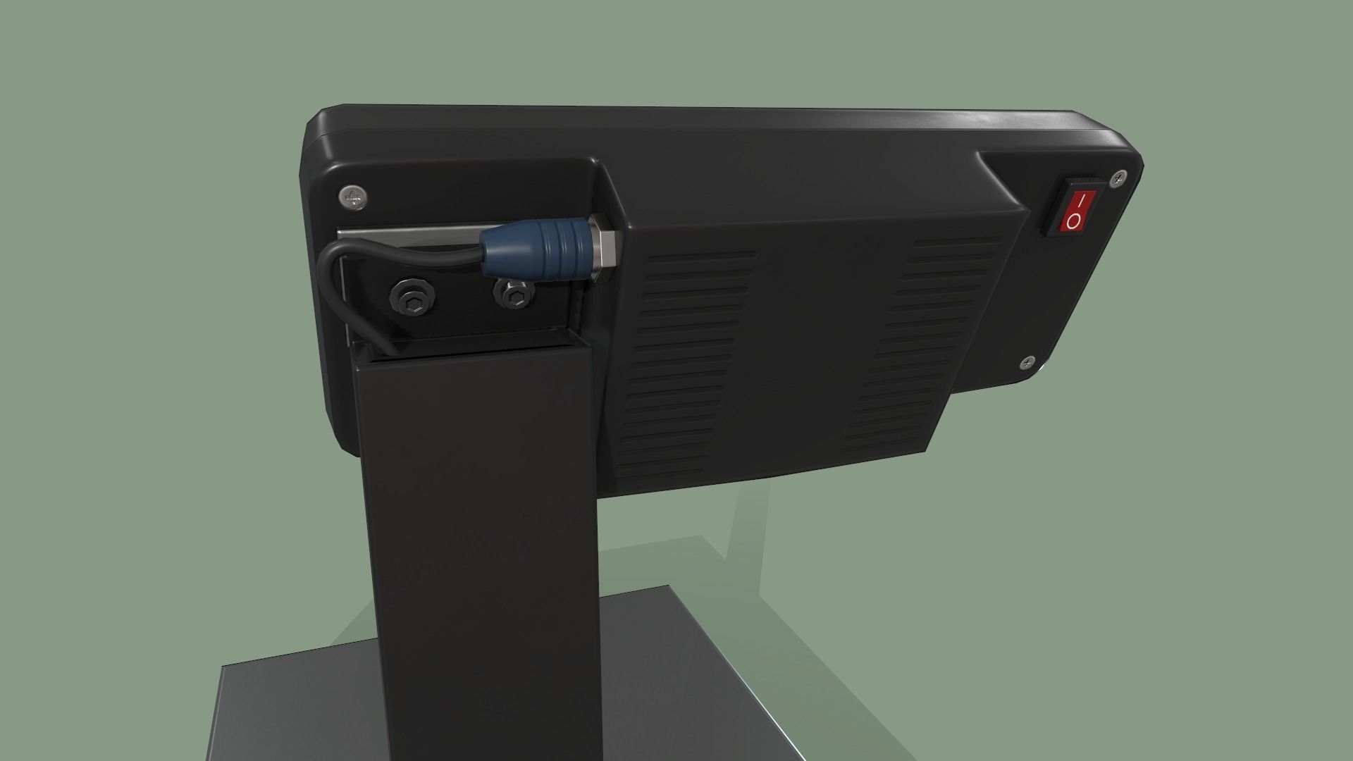 Game Ready Floor Scales Low-poly 3D model_12