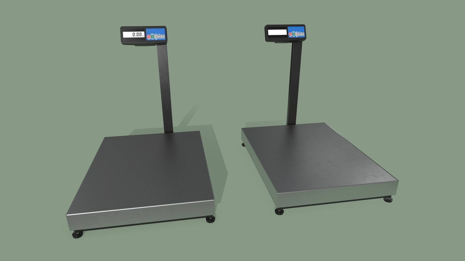 Game Ready Floor Scales Low-poly 3D model_2