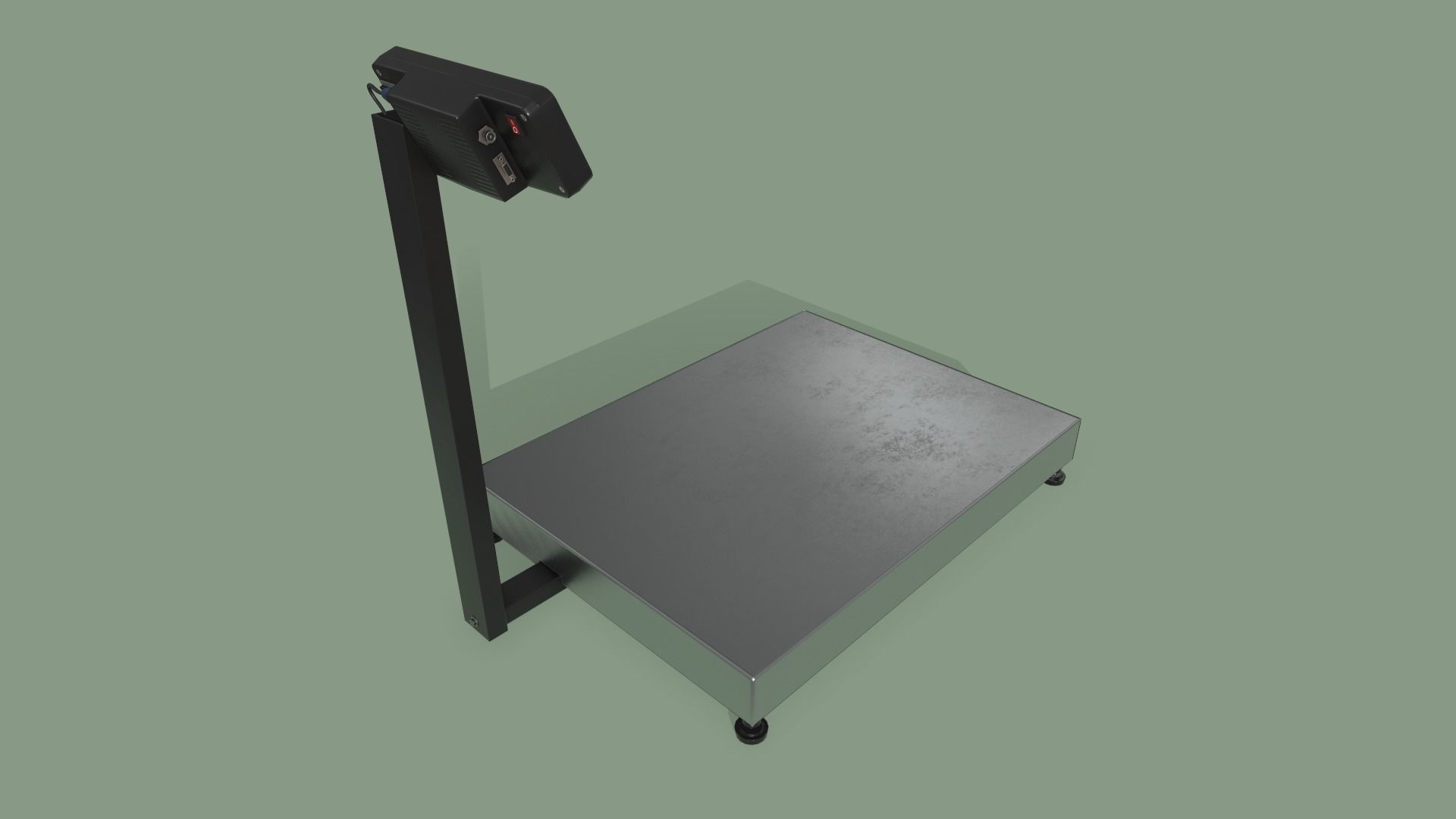 Game Ready Floor Scales Low-poly 3D model_7