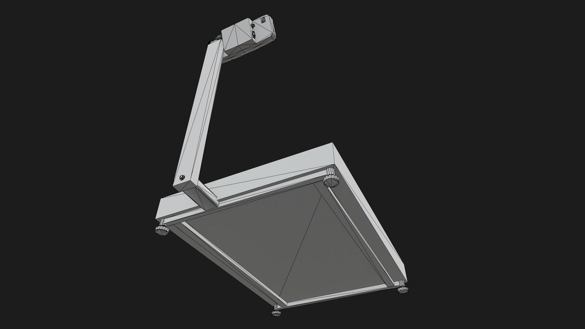 Game Ready Floor Scales Low-poly 3D model_16