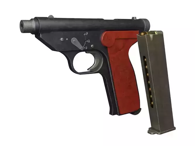Lercker Pistol - 25ACP Italian Open Bolt Machine Pistol
