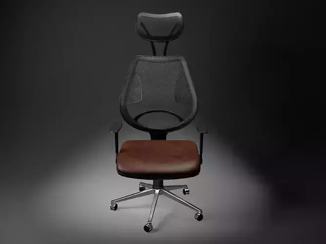 Office Chair modern  Low-poly 3D model
