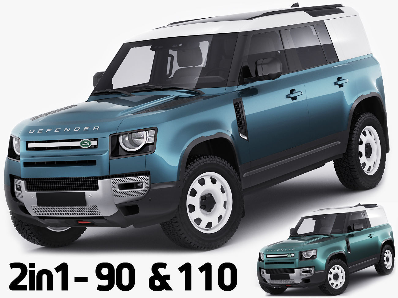 Land Rover Defender Hard Top 110 and 90