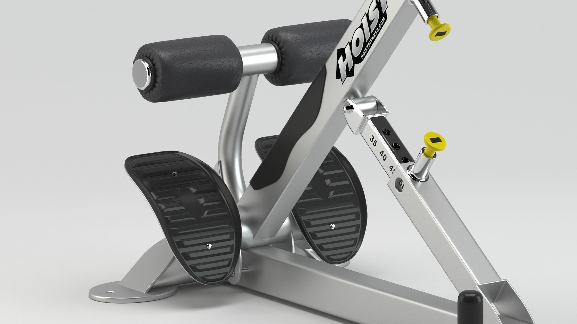 Hoist Hyperextension gym equipment 3D model CGTrader