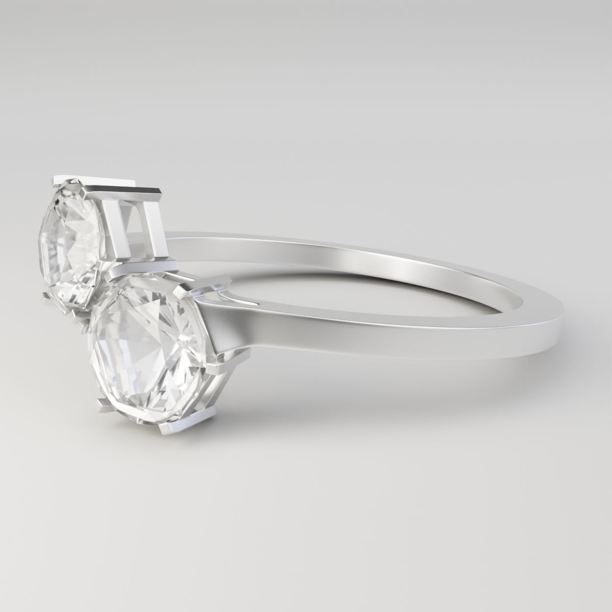 Duo Hex Ring 3D model_1