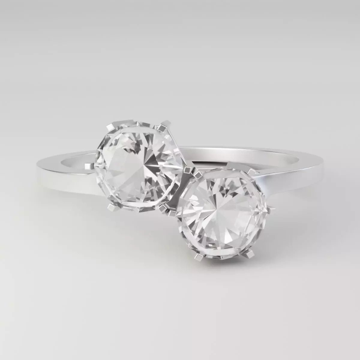 Duo Hex Ring 3D model_0